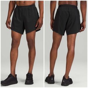 Lululemon Outpacer Short 6" Black (Size M)